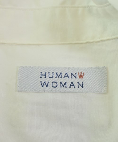 HUMAN WOMAN（ヒューマン　ウーマン）カジュアルシャツ 白 サイズ:S レディース/2200682079167