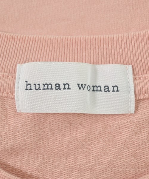 HUMAN WOMAN（ヒューマン　ウーマン）Tシャツ・カットソー ピンク サイズ:M レディース/2200687898022