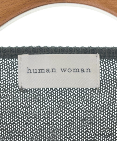 HUMAN WOMAN（ヒューマン　ウーマン）カーディガン グレー サイズ:M レディース/2200680725073