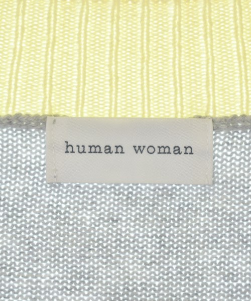 HUMAN WOMAN（ヒューマン　ウーマン）ニット・セーター グレー サイズ:M レディース/2200680725127