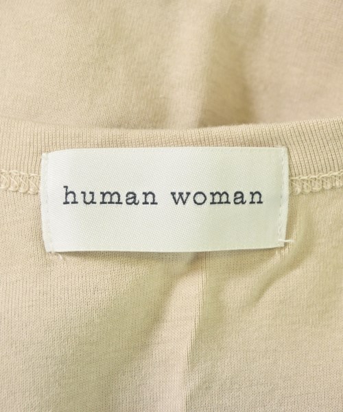 HUMAN WOMAN（ヒューマン　ウーマン）タンクトップ ベージュ サイズ:M レディース/2200680725318