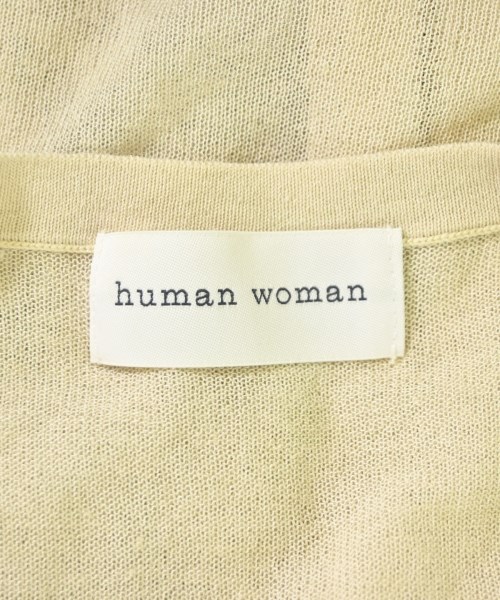 HUMAN WOMAN（ヒューマン　ウーマン）カーディガン ベージュ サイズ:M レディース/2200680725332