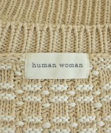 HUMAN WOMAN（ヒューマン　ウーマン）ベスト/ノースリーブ ベージュ サイズ:M レディース/2200683987096