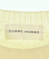 HUMAN WOMAN（ヒューマン　ウーマン）ニット・セーター 白 サイズ:M レディース/2200683987126
