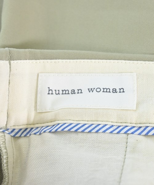 HUMAN WOMAN（ヒューマン　ウーマン）クロップドパンツ カーキ サイズ:M レディース/2200677706030