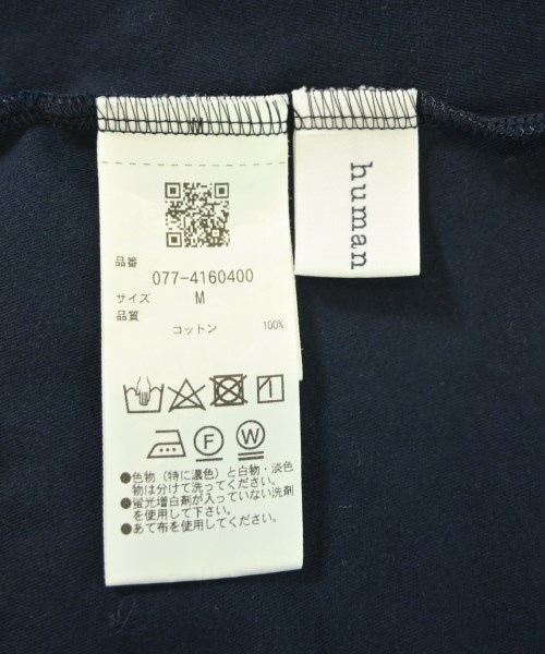 HUMAN WOMAN（ヒューマン　ウーマン）Tシャツ・カットソー 紺 サイズ:M レディース/2200685485071