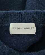 HUMAN WOMAN（ヒューマン　ウーマン）ニット・セーター 青 サイズ:M レディース/2200689814020