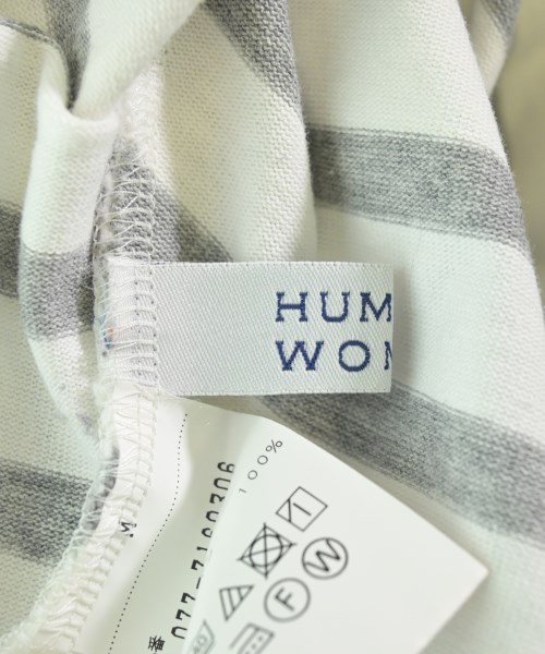 HUMAN WOMAN（ヒューマン　ウーマン）Tシャツ・カットソー 白 サイズ:M レディース/2200688624095