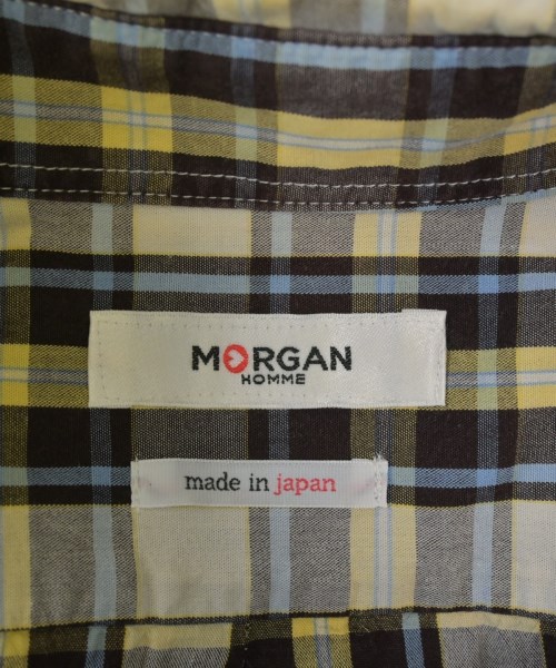 MORGAN HOMME（モルガン　オム）カジュアルシャツ 白 サイズ:L メンズ/2200625295036