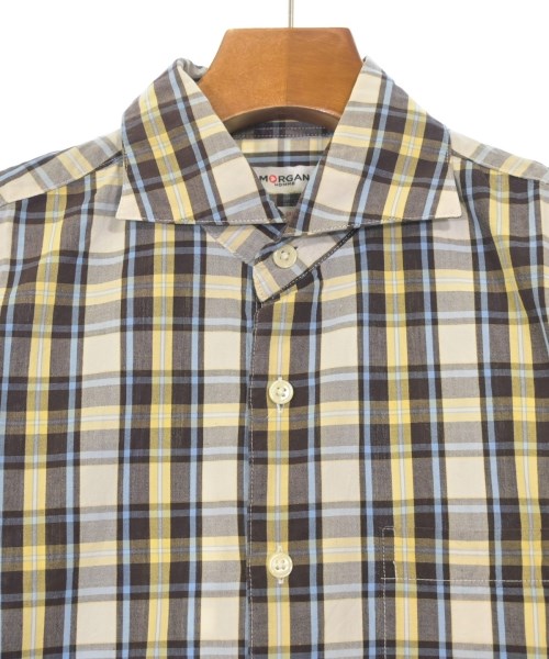 MORGAN HOMME（モルガン　オム）カジュアルシャツ 白 サイズ:L メンズ/2200625295036