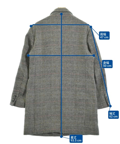 MORGAN HOMME（モルガン　オム）チェスターコート グレー サイズ:XL メンズ/2200661134054