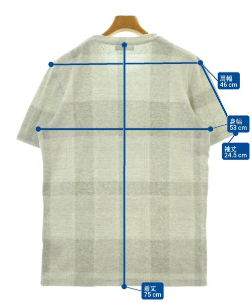 MORGAN HOMME（モルガン　オム）Tシャツ・カットソー グレー サイズ:XL メンズ/2200680237170