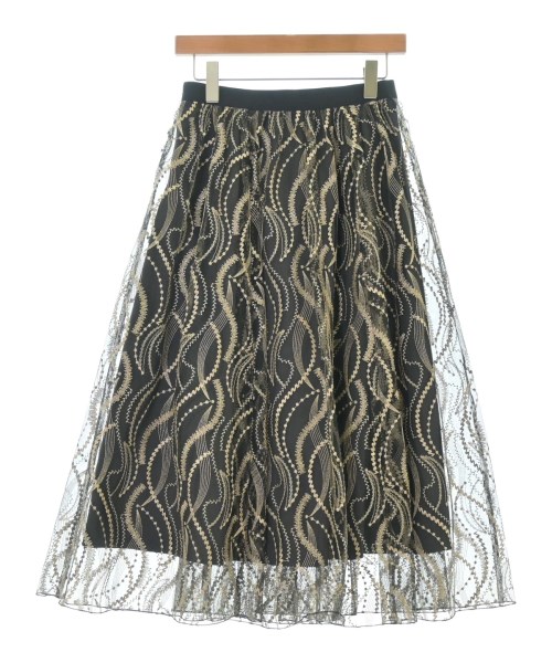 ANAYI（アナイ）ロング・マキシ丈スカート 黒 サイズ:38(M位) レディース/2200615992105