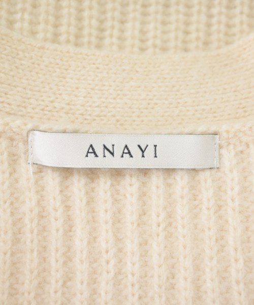 ANAYI（アナイ）カーディガン 白 サイズ:38(M位) レディース/2200615992297