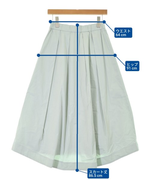 ANAYI（アナイ）ロング・マキシ丈スカート 緑 サイズ:38(M位) レディース/2200619522025