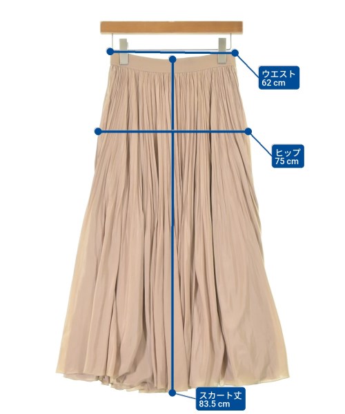 ANAYI（アナイ）ロング・マキシ丈スカート ベージュ サイズ:38(M位) レディース/2200619522049