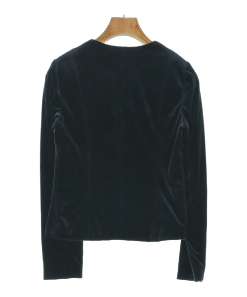 ANAYI（アナイ）ノーカラージャケット 紺 サイズ:34(XS位) レディース/2200628619013