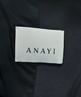 ANAYI（アナイ）ノーカラージャケット 紺 サイズ:34(XS位) レディース/2200628619013