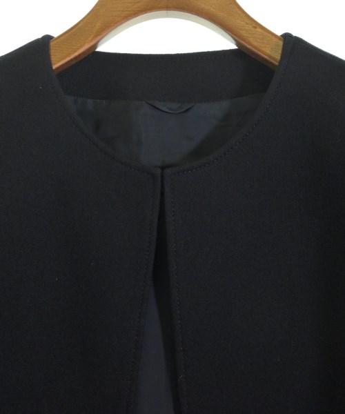 ANAYI（アナイ）ノーカラージャケット 紺 サイズ:38(M位) レディース/2200633464028
