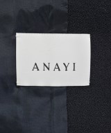 ANAYI（アナイ）ノーカラージャケット 紺 サイズ:38(M位) レディース/2200633464028
