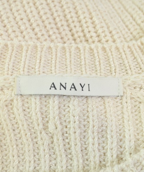 ANAYI（アナイ）ニット・セーター 白 サイズ:38(M位) レディース/2200619386030