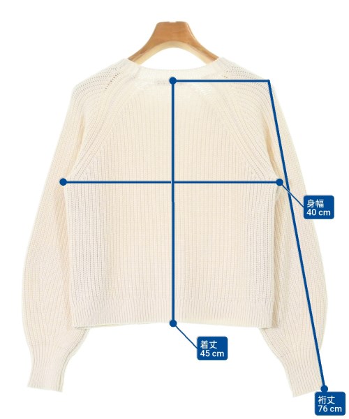 ANAYI（アナイ）ニット・セーター 白 サイズ:38(M位) レディース/2200619386030