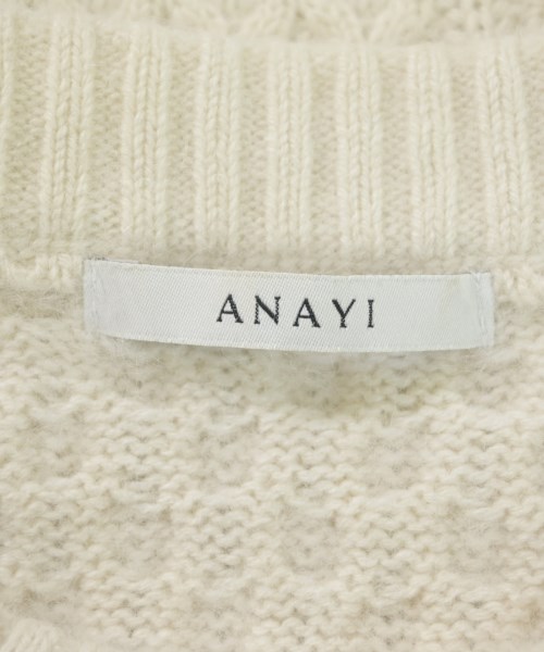 ANAYI（アナイ）ニット・セーター 白 サイズ:38(M位) レディース/2200626179069