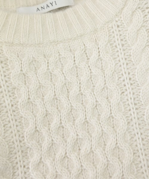 ANAYI（アナイ）ニット・セーター 白 サイズ:38(M位) レディース/2200626179069