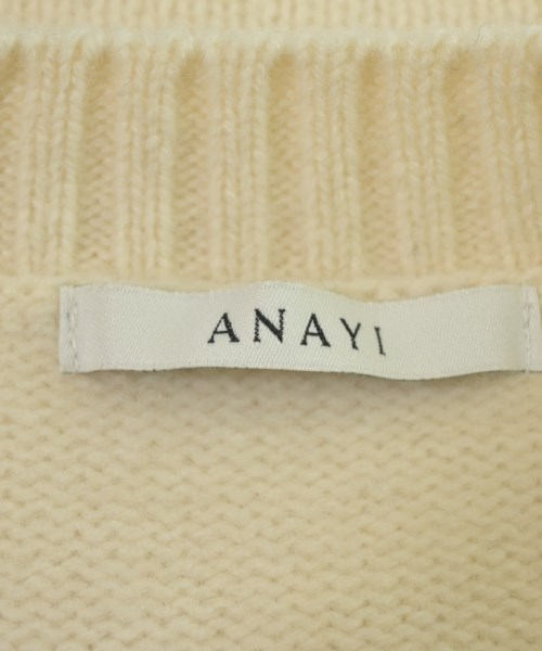 ANAYI（アナイ）ニット・セーター 黄 サイズ:36(S位) レディース/2200624986188