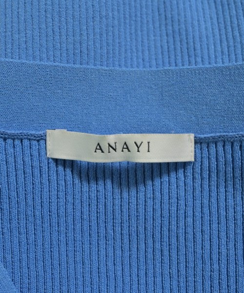 ANAYI（アナイ）ニット・セーター 青 サイズ:38(M位) レディース/2200614157147