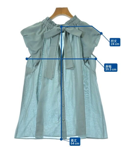 ANAYI（アナイ）ブラウス 緑 サイズ:38(M位) レディース/2200631903123