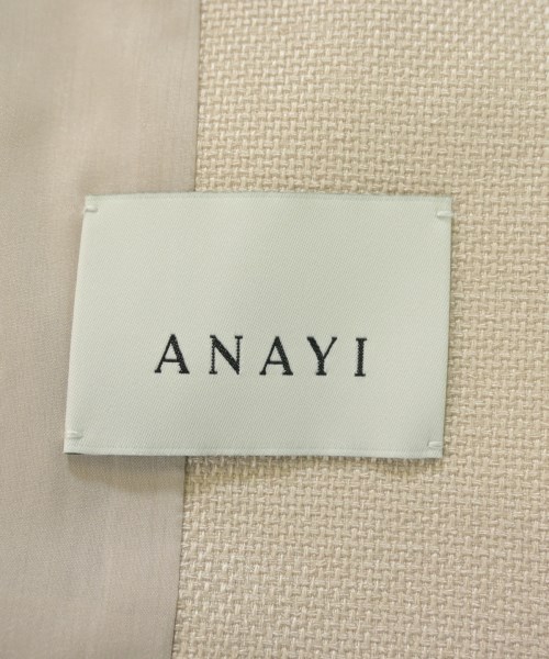 ANAYI（アナイ）ジャケット ベージュ サイズ:36(S位) レディース/2200620000055
