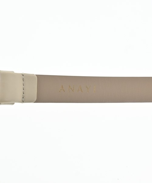 ANAYI（アナイ）ベルト ベージュ サイズ:- レディース/2200633223045