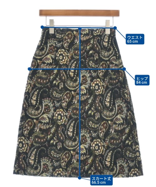 ANAYI（アナイ）ひざ丈スカート 黒 サイズ:36(S位) レディース/2200614838015