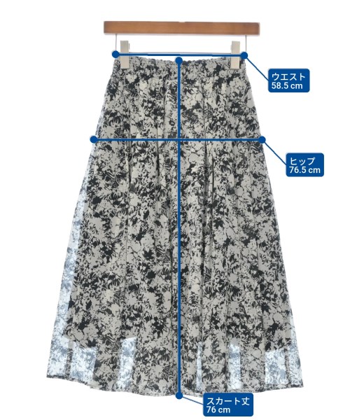 ANAYI（アナイ）ロング・マキシ丈スカート 黒 サイズ:34(XS位) レディース/2200614838046