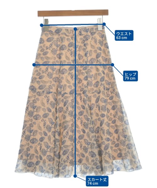 ANAYI（アナイ）ロング・マキシ丈スカート ベージュ サイズ:36(S位) レディース/2200614838053