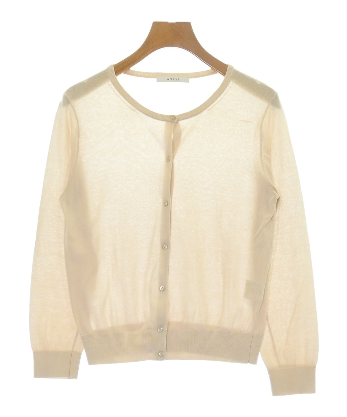 ANAYI（アナイ）カーディガン ベージュ サイズ:38(M位) レディース