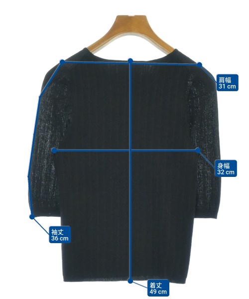 ANAYI（アナイ）ニット・セーター 黒 サイズ:36(S位) レディース/2200614838107