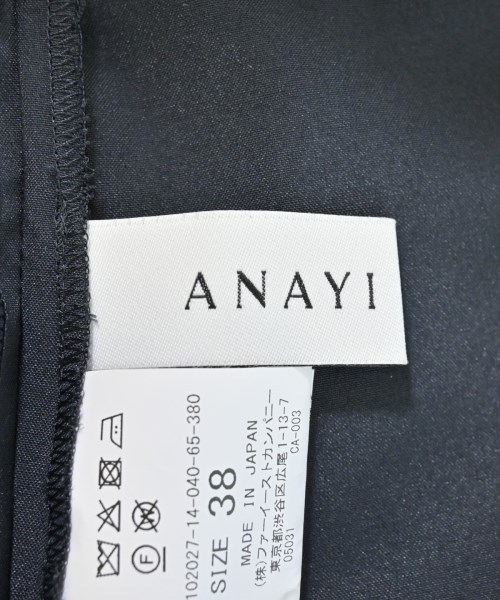 ANAYI（アナイ）ワンピース 紺 サイズ:38(M位) レディース/2200615774022