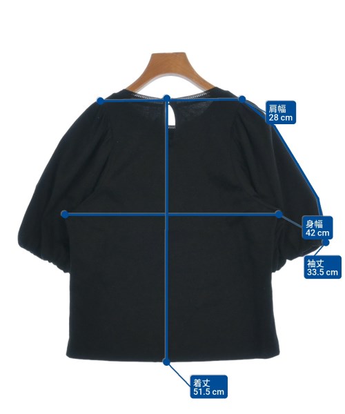 ANAYI（アナイ）Tシャツ・カットソー 黒 サイズ:38(M位) レディース/2200617032199
