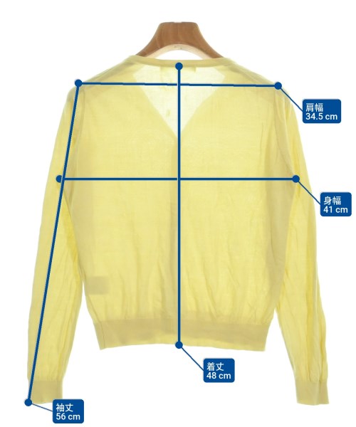 ANAYI（アナイ）カーディガン 黄 サイズ:38(M位) レディース/2200619820039