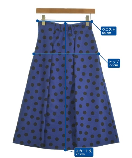 ANAYI（アナイ）ロング・マキシ丈スカート 青 サイズ:36(S位) レディース/2200612897021