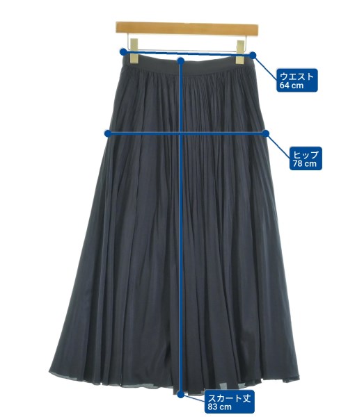 ANAYI（アナイ）ロング・マキシ丈スカート 紺 サイズ:38(M位) レディース/2200670283170