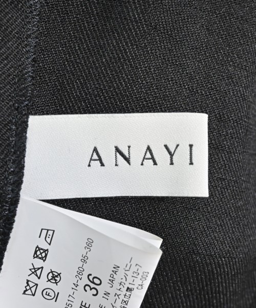 ANAYI（アナイ）オールインワン/サロペット 黒 サイズ:36(S位) レディース/2200678784020