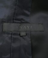 ANAYI（アナイ）ノーカラージャケット 紺 サイズ:36(S位) レディース/2200673782014