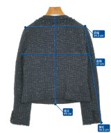 ANAYI（アナイ）ノーカラージャケット 紺 サイズ:36(S位) レディース/2200673782014