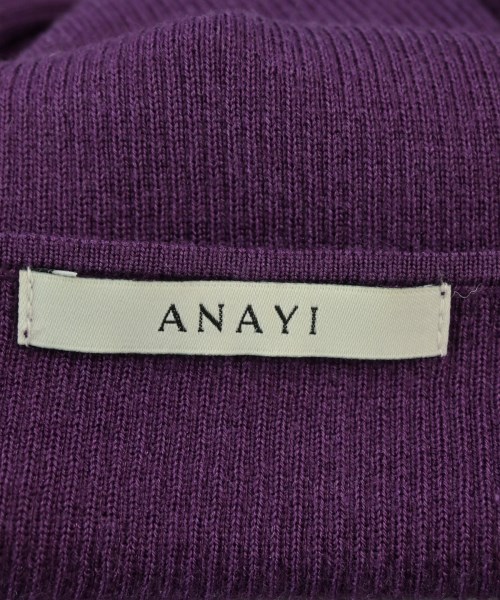 ANAYI（アナイ）ニット・セーター 紫 サイズ:38(M位) レディース/2200678298015