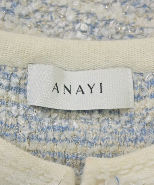 ANAYI（アナイ）ノーカラージャケット 白 サイズ:38(M位) レディース/2200676082036