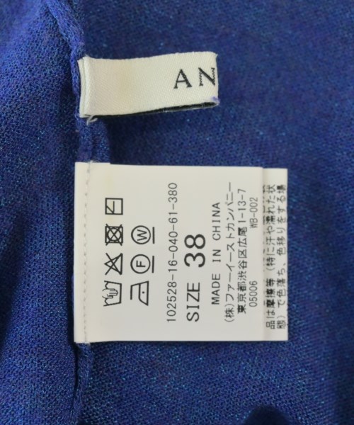 ANAYI（アナイ）ニット・セーター 青 サイズ:38(M位) レディース/2200697034038