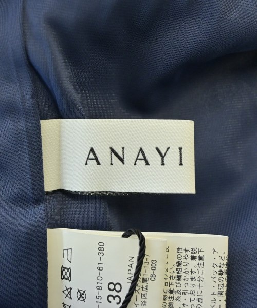 ANAYI（アナイ）ワンピース 紺 サイズ:38(M位) レディース/2200648750079